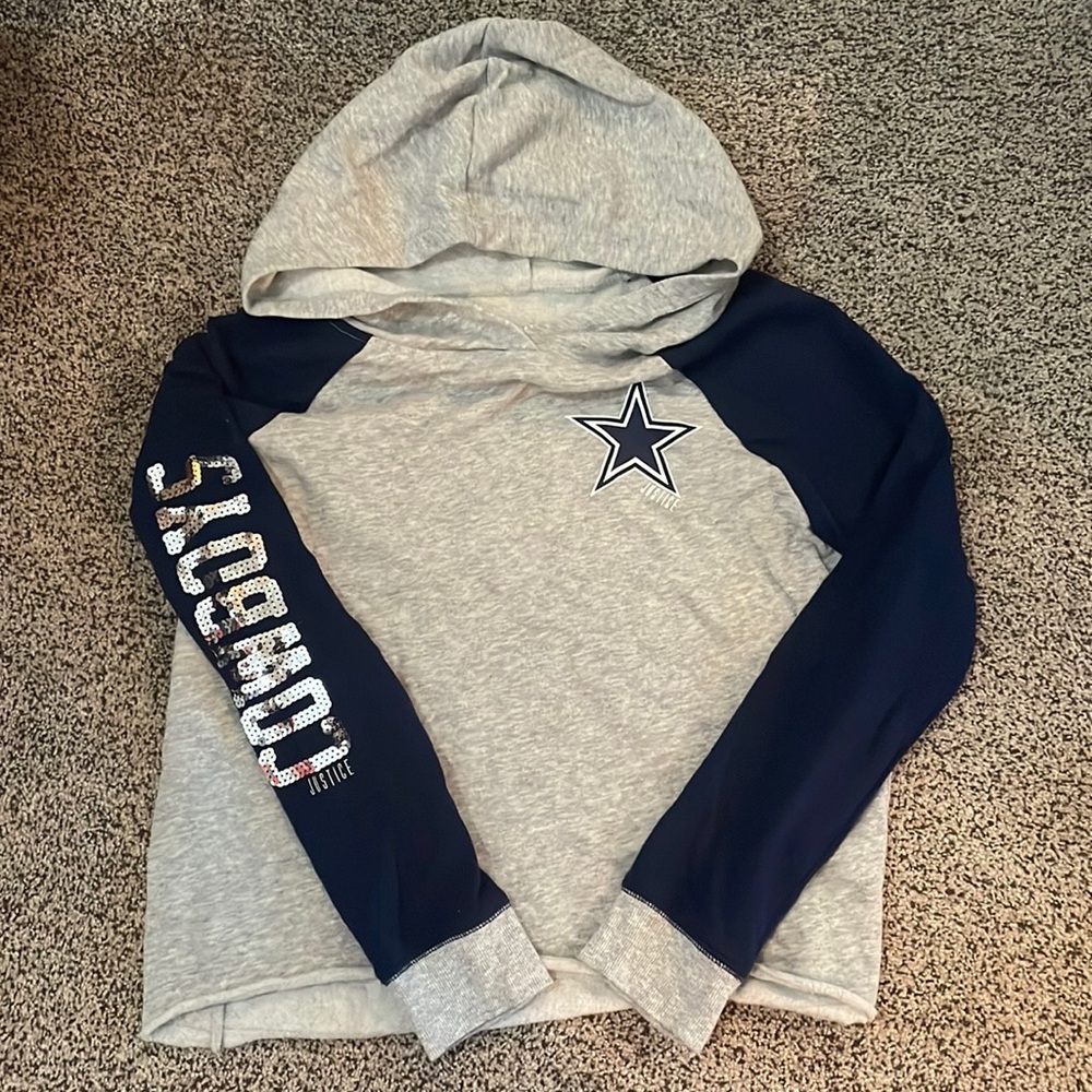 Sequin cowboys hoodie